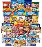 Chips Cookies Candies & Snacks Care Package (40 Count) by Variety Fun