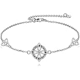 JERWLI Witches Knot Bracelet 925 Sterling Silver nudo de bruja plata Witchy Bracelets Gifts for Women