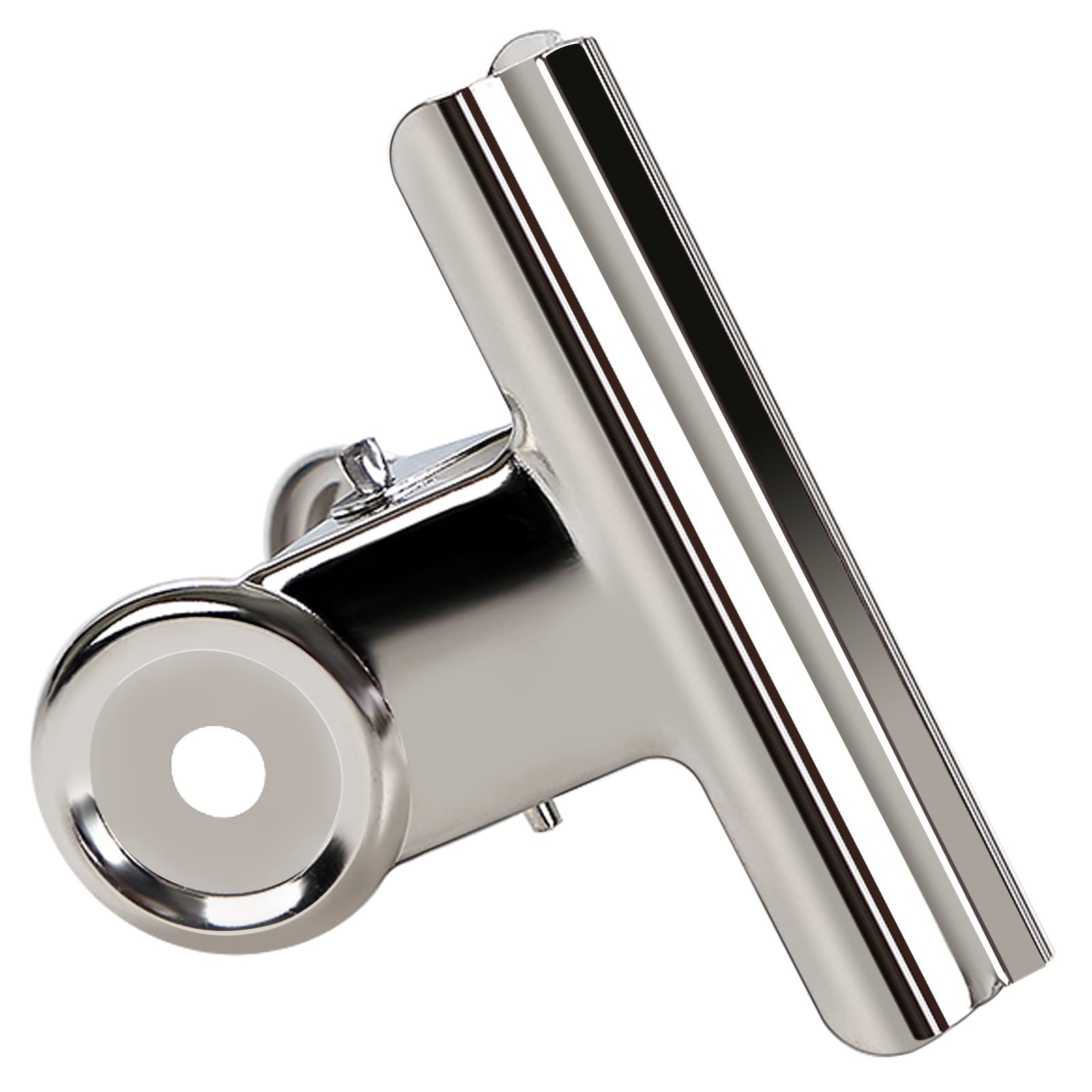 GUOKOFF Large Metal Bulldog Clips, 12 Pcs 63mm Bulldog Clip, Silver Stainless Steel Binder Clip, Hinge Clips Binder Paper Clamp for Photo File Office