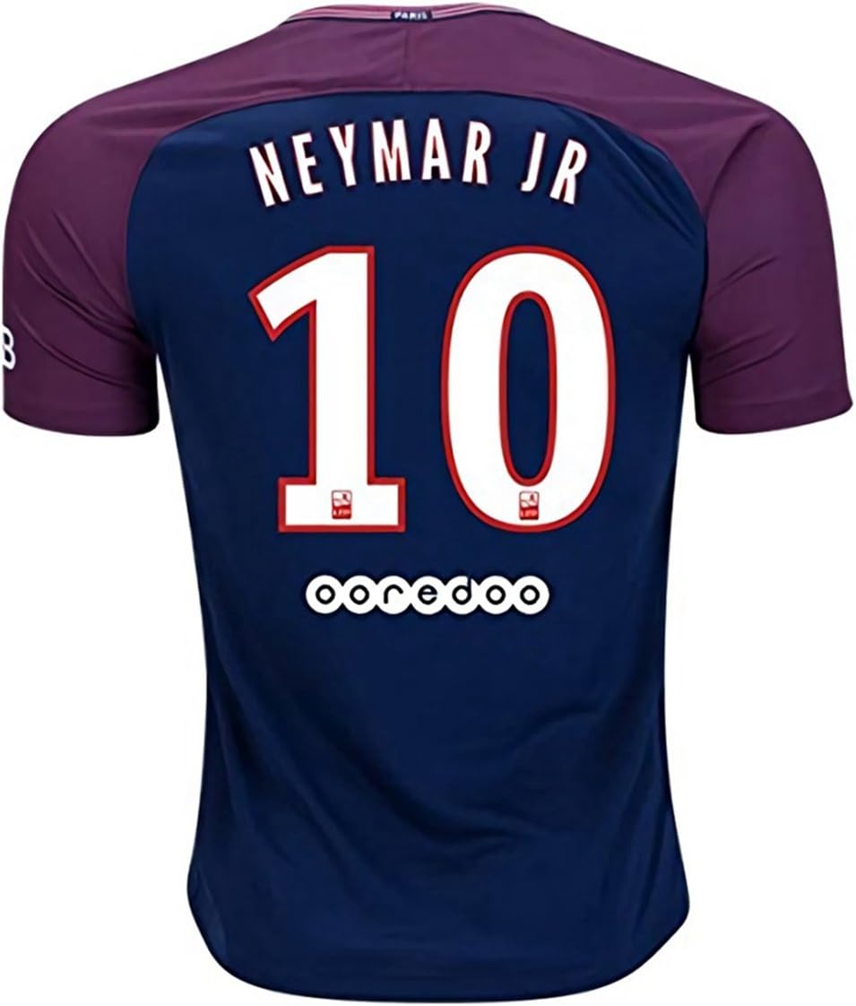 MasonMolly 2017/2018 Paris Saint Germain Neymar 10 PSG Home Soccer Jersey Mens Blue Size M