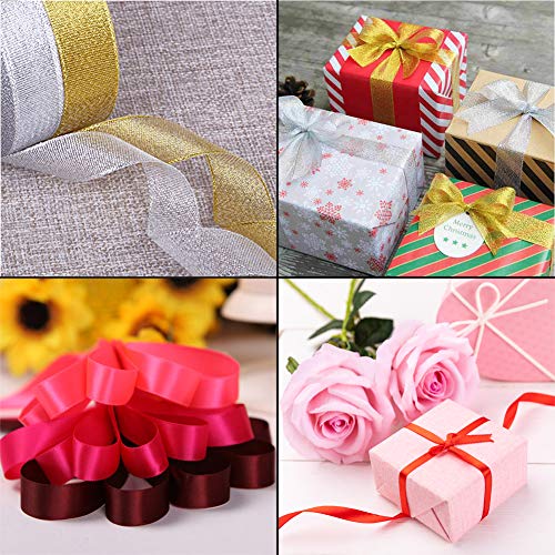 5 Ribbon+Glitter+Metallic+Wrapping+Decoration