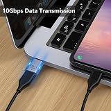 Duttek USB C Female to USB A Male Adapter 10Gbps USB 3.1 Gen 2 OTG Fast Charging view 4