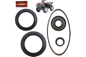 BIGLKNM Front Differential Seal Kit for 2005-2015 Brute Force 650 650i 750i 4x4 Prairie 360 650 700 OEM# 92049-1572 92049-1573 92049-1534