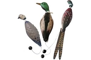 HSOKEW 3Pcs Duck Dog Training, Dove Dummy for Dog Training Hunting Dogs Training Dummy Bumper Retriever Training Floating De-ad Bird Fowl Trainer Hunting Retriever Dog Training Accessories
