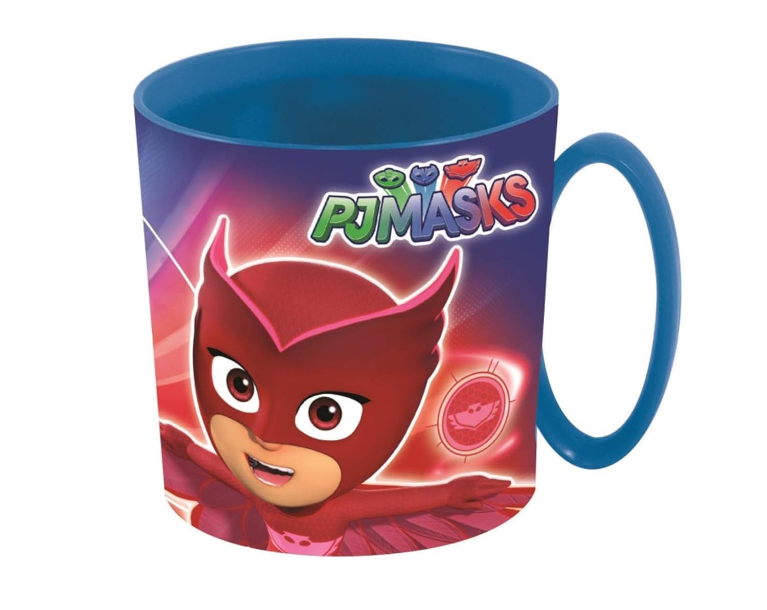PJ Mask plástico Taza Infantil - Taza con asa para niños. No bpa ...