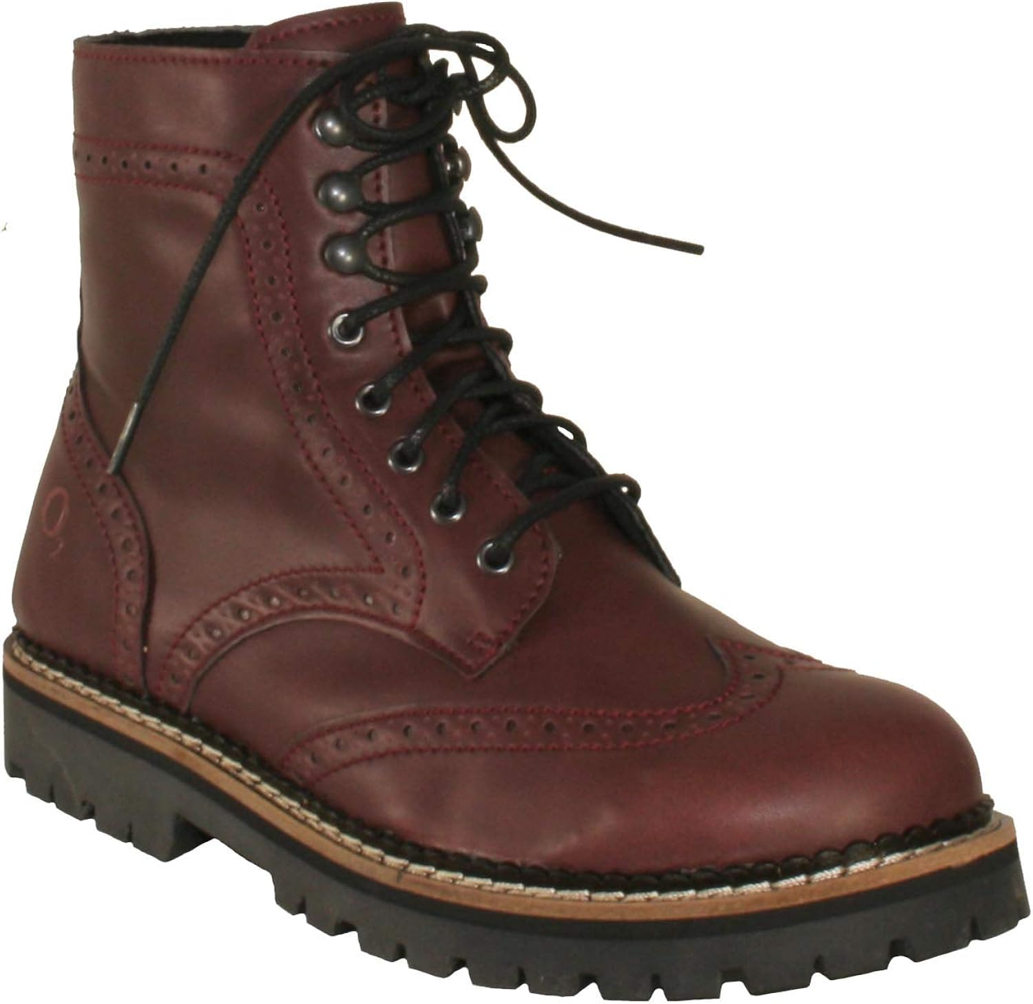 vegan brogue boots