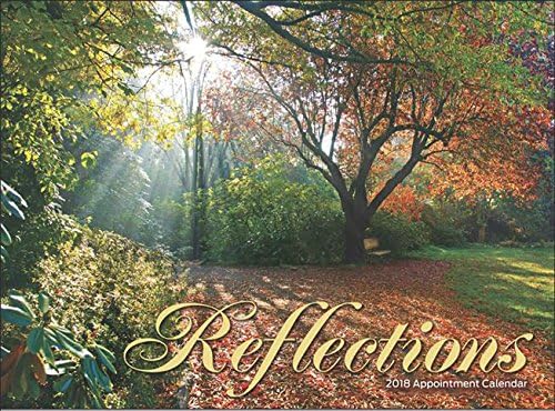 Reflections 2018 Wall Calendar - 18" x 11" (Open) Hanging Appointment Calendar
