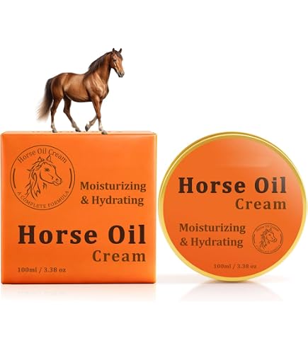 Amazon.com: KLOUYHTY Horse Oil Moisturizing Cream Horse Oil Cream