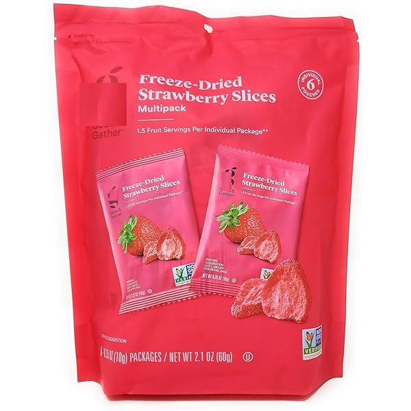 Amazon.com: Freeze Dried Strawberry Slices 1oz/28g (Pack of