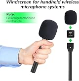 YOUSHARES Mic Cover Foam for Rode Wireless Go II Pro Windscreen Black view 2