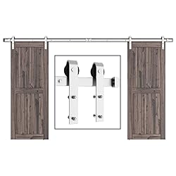 SMARTSTANDARD 12ft Siliding Barn Door Hardware Kit