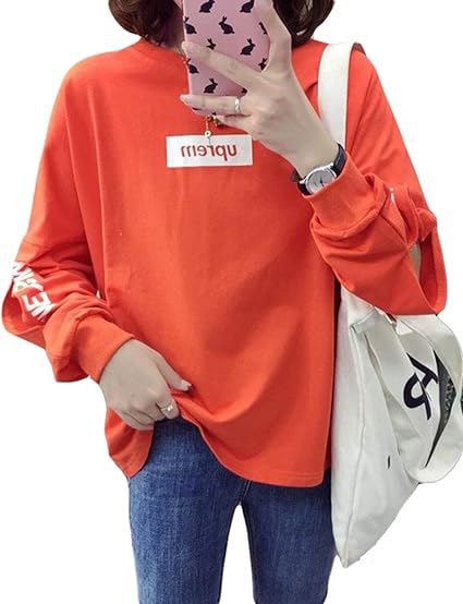 Amazon Mlboss長袖 Tシャツ レディース トレーナー 薄手 ゆったり ストリート プルオーバー トップス 無地 ロンt 韓国 ファッション カットソー トレーナー パーカー 通販 Amazon Mlboss長袖 Tシャツ レディース トレーナー 薄手 ゆったり ストリート プルオーバー トップス 無地 ロンt 韓国 ファッション カットソー トレーナー パーカー 通販