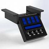Articulating Desk Mount for Elgato Stream Deck Plus, Retractable Arm, Space-Saving Organizer, Easy Installation