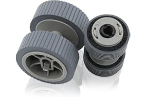 YJMKOI 2023 Upgraded PA03540-0001 PA03540-0002 Brake Roller Pick Roller Without Shaft Scanner Part,Compatible with Fujitsu Fi-6130 Fi-6130Z Fi-6140 Fi-6140Z Fi-6230 Fi-6230Z Fi-6240 Fi-6240Z Fi-6125 Fi-6225