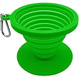 Genrics Pour Over Coffee Filter,Coffee Dripper, Coffee Maker,Paperless BPA Free Silicone Coffee Filter,Maker One to Two Cup C