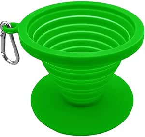 Genrics Pour Over Coffee Filter,Coffee Dripper, Coffee Maker,Paperless BPA Free Silicone Coffee Filter,Maker One to Two Cup Coffee,Keeping Nature Coffee Flavour,Easy to Use and Clean