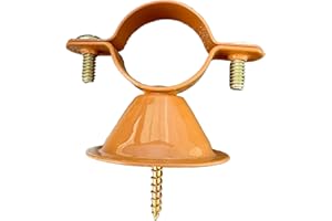ClampTitan Bell Hanger Copper Coated Steel, Copper Epoxy, 10 Pieces (1")