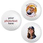 SYSTUTY Personalized Golf Balls,Custom Golf Balls with Logo Photo Text,Personalize Gifts for Golfers Dad Boyfriend Husband Grandfather