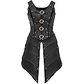 Medieval Armor Viking Armor Knight Dress Armor PU Leather Costume for LARP Party
