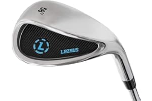 LAZRUS GOLF LAZRUS Premium Sand Wedge Anti Duff Thick Sole Loft Wedge Golf Club for Men & Women - Escape Bunkers and Save Strokes Around The Green - Lob Golf Wedges for Men