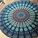 Round Beach Tapestry hippie/Boho Mandala Beach Towel Blanket Indian Cotton Bohemian Round Table cloth Mandala Decor/Yoga Mat Meditation Picnic Rugs 72 inch Circle