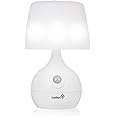 Ivation 12-LED Battery Operated Motion Sensing Table Lamp - Dual Color Range - Available Settings Include Manual & Automatic Motion & Light Sensing, White