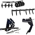 Impact IMPLEMENTS® Hydraulic New Soil Kit for ATV, UTV & Tractors - Includes 1-Point Lift, Cultivator, Disc Plow, & Middle Buster.