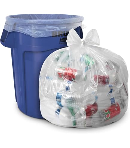 135l Garbage Bags Low-Density Can Liner, 38 X 58, 60-Gallon,