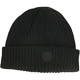 Timberland Mens Ribbed Watch Cap with Logo Patch