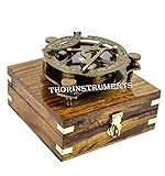 THOR INSTRUMENTS 5" Triangular Nautical Sundial