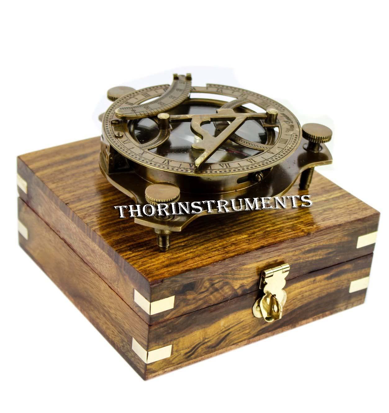 THOR INSTRUMENTS 5" Triangular Nautical Sundial