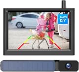 AUTO-VOX Solar Powered Wireless Reversing Camera Kit IP69K 3 Min DIY Car