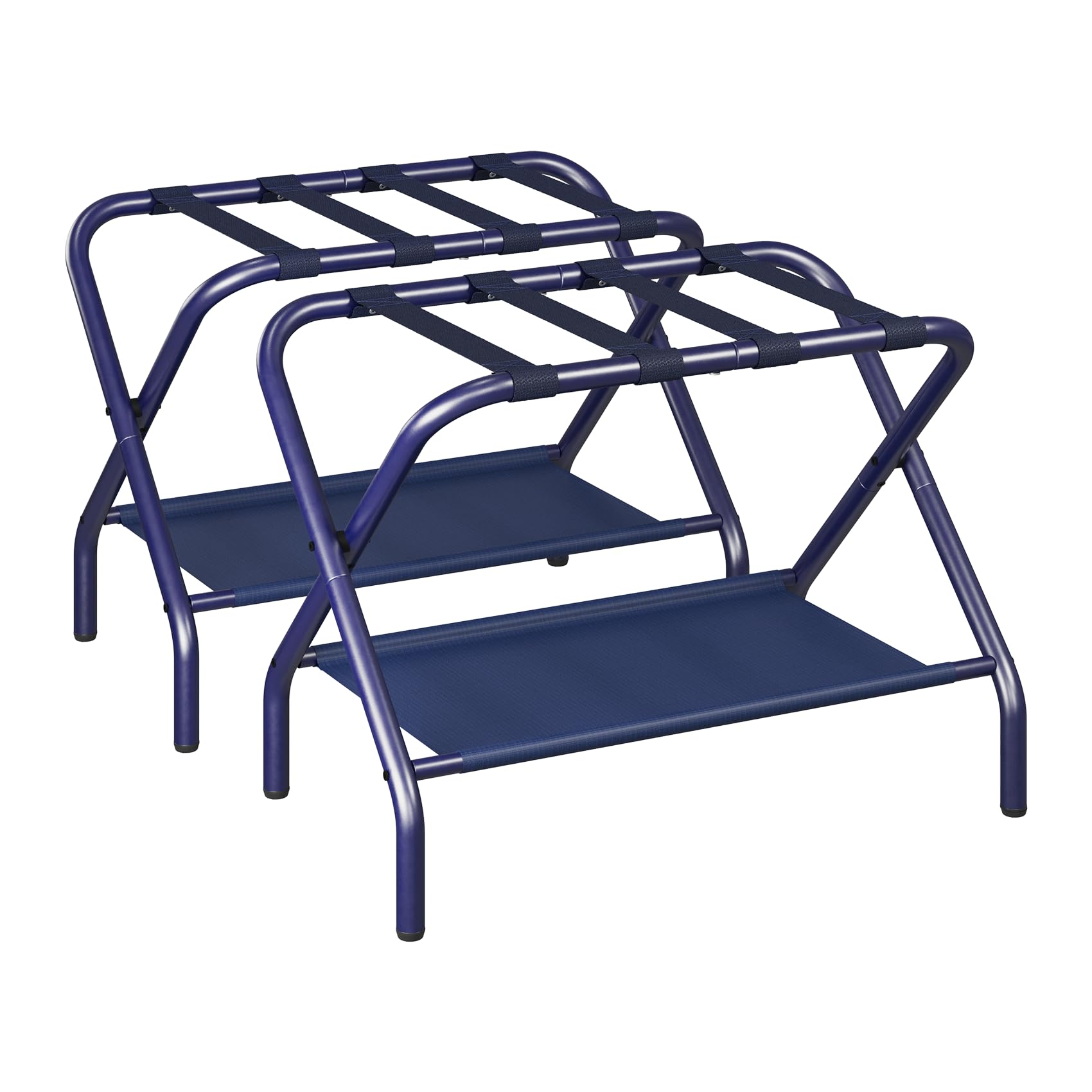 Smart FENDEE 2 Packs Luggage Racks for Guest Room, Folding Suitcase ...