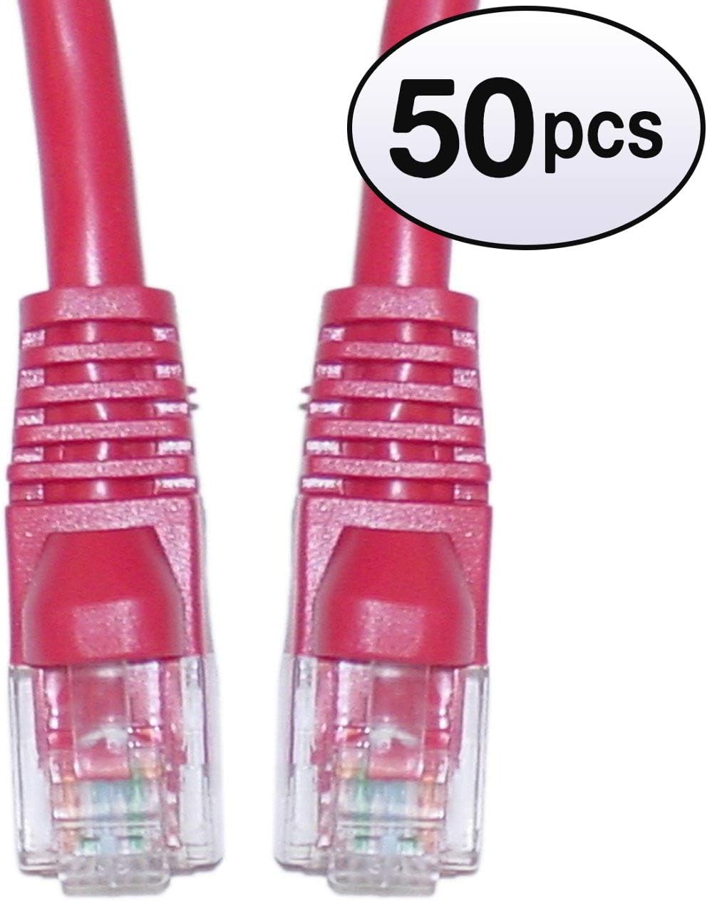 Available in 28 Lengths and 10 Colors Computer Network Cable with Snagless Connector RJ45 10Gbps