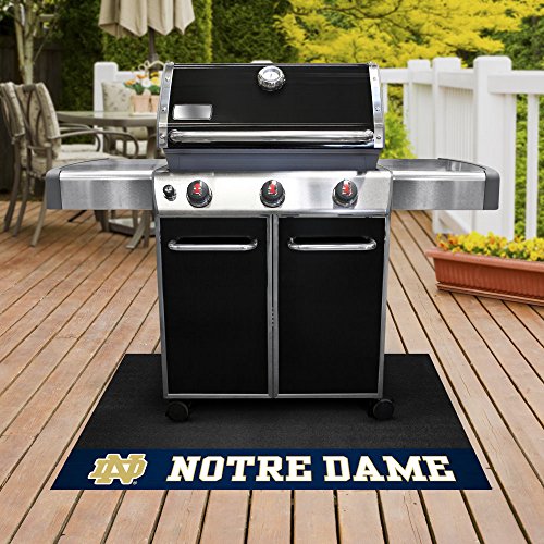 FANMATS NCAA University of Notre Dame Sports Team Logo Floor Grill Mat - 26"x42"