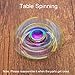 Opard Tri Rainbow Fidget Spinner R188 Central Bearing Colorful for Child and Adult (Zinc Alloy Engraving Colorful New)