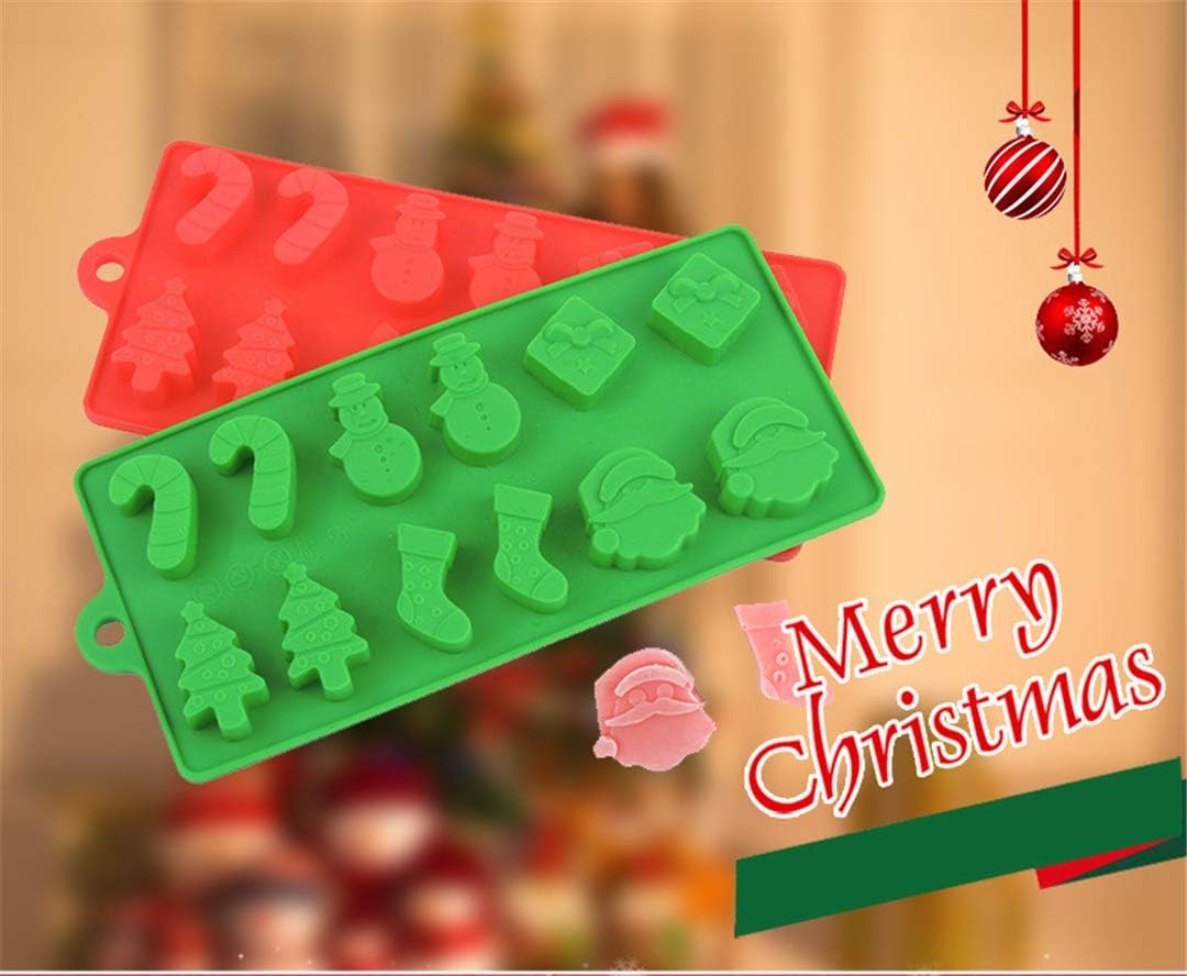 Patisserie Moules A Bonbons Et Chocolat Ampliarambientes Com Br Leamalls 1 Moule Silicone Noel Fait A La Main Gateaux Jelly Ice Gateau Chocolat Glacons Biscuits Bagels Cupcakes Et Muffins Savon Patisserie Moules Cuisine