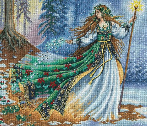Dimensions Cross Stitch Kit 14x12 Woodland Enchant