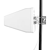 ZDTECH Antena direccional Yagi para teléfono celular Antena de 8 a 9dBi de alta ganancia 3G/4G/5G/LTE Antena LPDA universal p