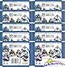 2018 Panini NFL Football Stickers Collection of 10 Factory Sealed Sticker Packs with 50 MINT Stickers! Look for Stickers of NFL Superstars & Rookies Including Tom Brady,Todd Gurley,Aaron Rodgers & More