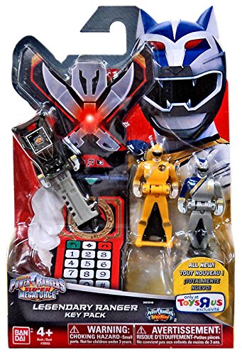 Power Rangers Super Megaforce - Wild Force Legendary Ranger Key Pack, Black/Yellow/Silver