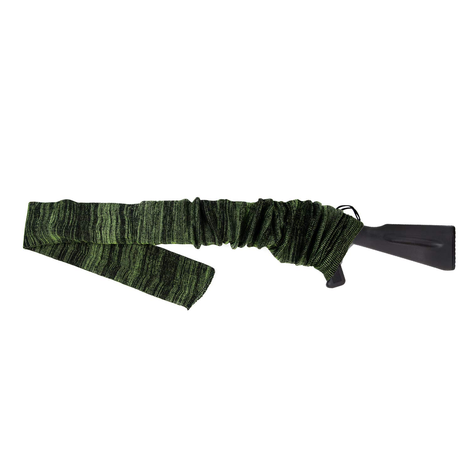 GUNGULUZA Gun Socks 54 Inch Silicone Silicone Treated Storage Cases for Shotgun Rifle (F-Green)