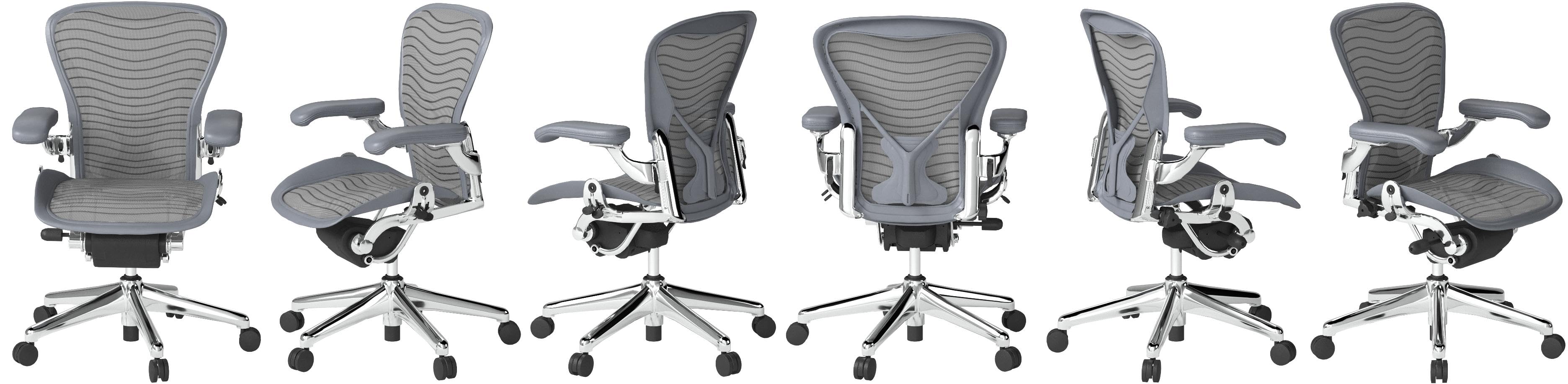 Amazon Co Jp ハーマンミラー アーロンチェア クラシック グレー ポスチャーフィット フル装備 Bサイズ ポリッシュドベース アーム付き Ae113afb Pj Cd 4e03 2109 ホーム キッチン
