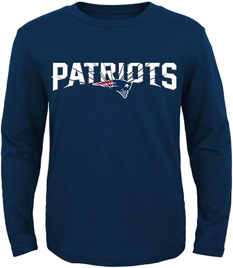 New England Patriots Youth Nfl Shatter Mark Long Sleeve T Shirt Amazon Co Uk Sports Outdoors