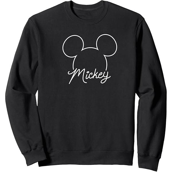 Amazon.com: Disney Disney Logo Sweatshirt ,Black ,Small
