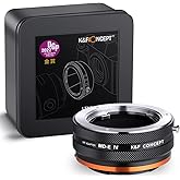 K&amp;F Concept Lens Mount Adapter MD-NEX IV Manual Focus Compatible with Minolta Rokkor (SR/MD/MC) Lens and Sony E Mount Camera Body