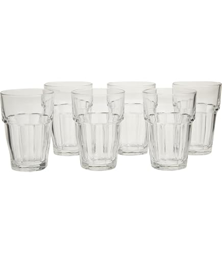 Bormioli Rocco Giove Cooler Frosted Glass, 16-3/4-Ounce, Set Of 6