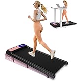 Under Desk Treadmill,Walking Pad with 5% Incline,Treadmills for Home & Office, 2.5HP Portable Treadmill with Remote Control and LED Display