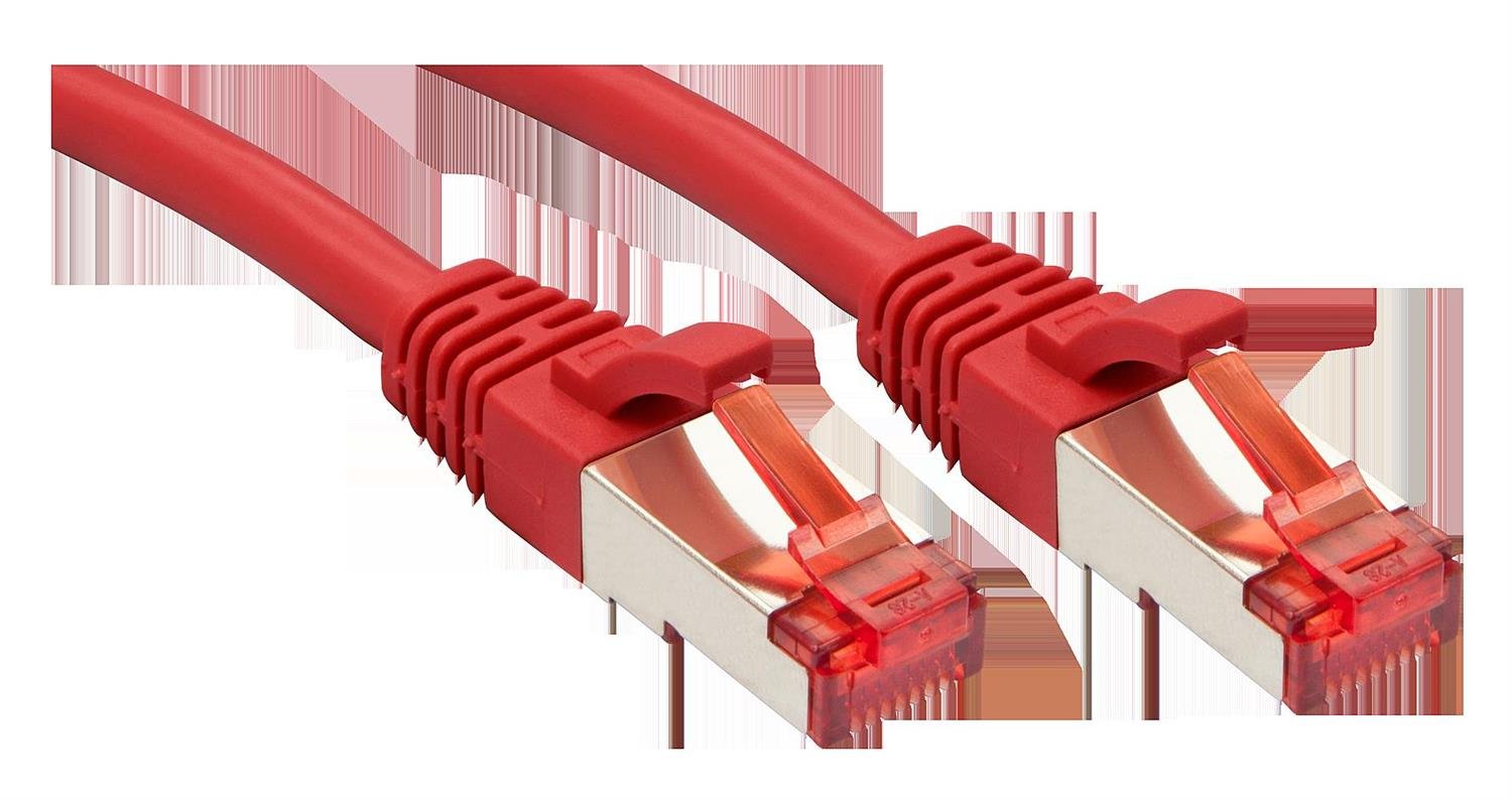 LINDY Cat.6 S/FTP Network Cable, Copper, 250MHz, Red, 1.5m
