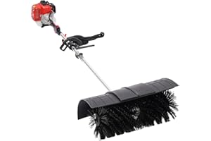 52CC Gas Power Sweeper Outdoor Handheld Sweeper Artificial Grass Broom 1700W Single Cylinder 2 Stroke 2.3HP 1.8M Engine Brush